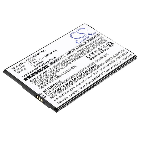 Bsc Preferred Brondi Amico Smartphone XL S602 Mobile Phone Replacement Battery CS-BRS602SL